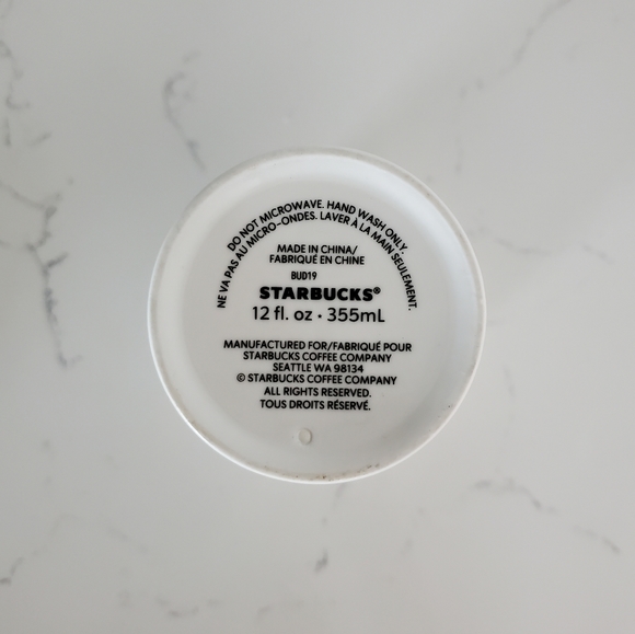 STARBUCKS CLASSIC CERAMIC TUMBLER COFFEE MUG TO-GO - Picture 8 of 9